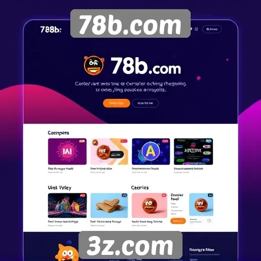 Análise da interface de usuário do site 78b.com